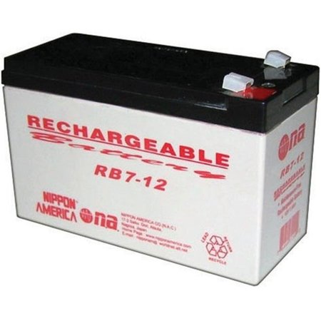 AUDIOP AUDIOP RB712 6"W x 21/2"D x 33/4"H 12V Rechargeable Battery RB712